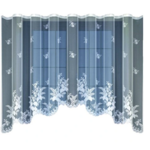 Firana żakardowa biała z taśmą 219261