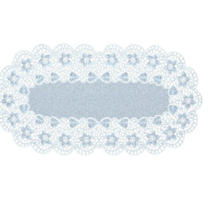 Bieżnik żakardowy biały 221941