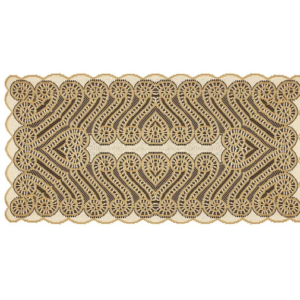 Bieżnik żakardowy kremowy 50x100 cm 249800