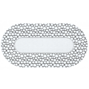 Bieżnik żakardowy biały 250211